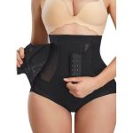 Other Women Hi-Waist Tummy Control Lifter Shapewear Waist Trainer Panty with Hooks Adjust