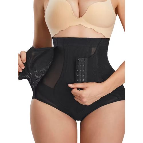 Other Women Hi-Waist Tummy Control Lifter Shapewear Waist Trainer Panty with Hooks Adjust