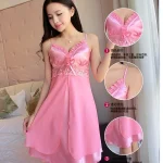 Women's Satin Pyjamas Set Short Sleeve Button-Down Sleepwear Silk Pjs Loungewear